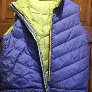 winter reversible vest